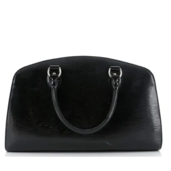 Louis Vuitton Authentic €1695 Epi Leather Satchel Black Chrome Accents Lock&Key